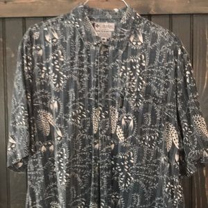 Columbia short-sleeve tropical/print shirt